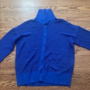rag & bone Royal Blue Textured Button-Down Shirt